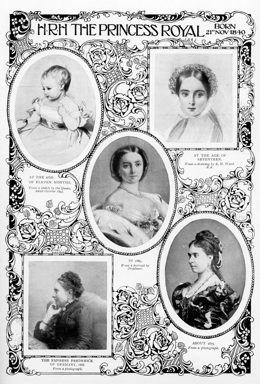 Princess Victoria Adelaide Mary Louise, eldest daughter of Queen Victoria, late 19th century by Unbekannt