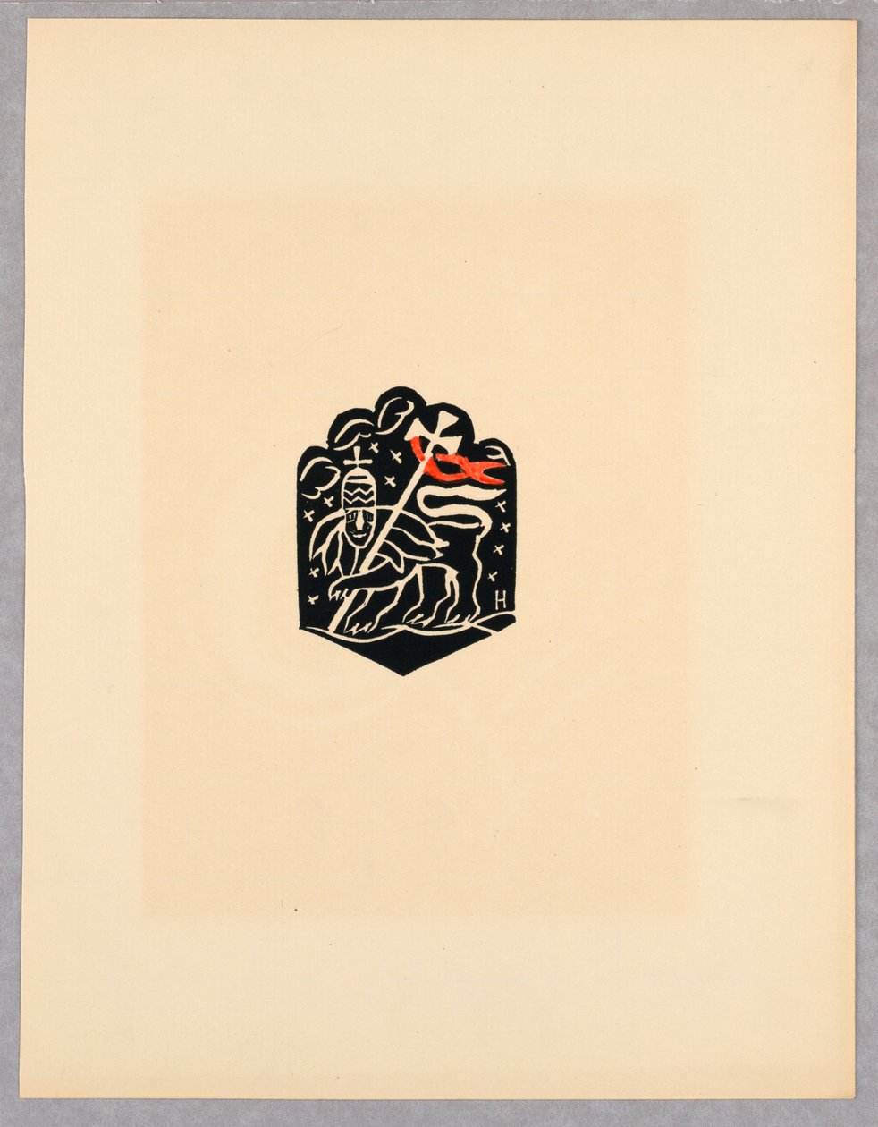 Print, Vignette, Plate X, Ethiopia, Christ, Madonna and Saints, as Seen in Illuminations of Old Ethiopian Codices Portfolio, 1920 by Unbekannt