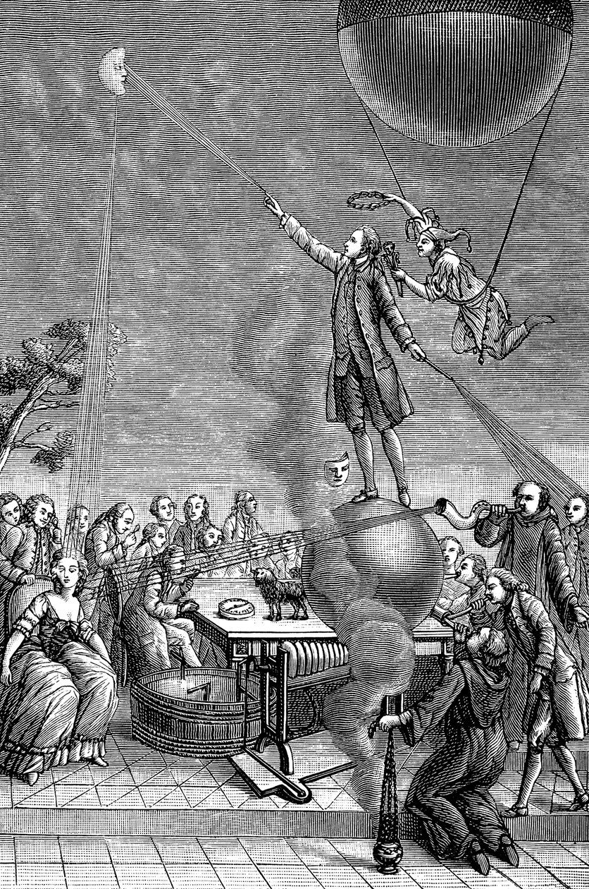 Print Satirising Franz Anton Mesmer, 1784 by Unbekannt