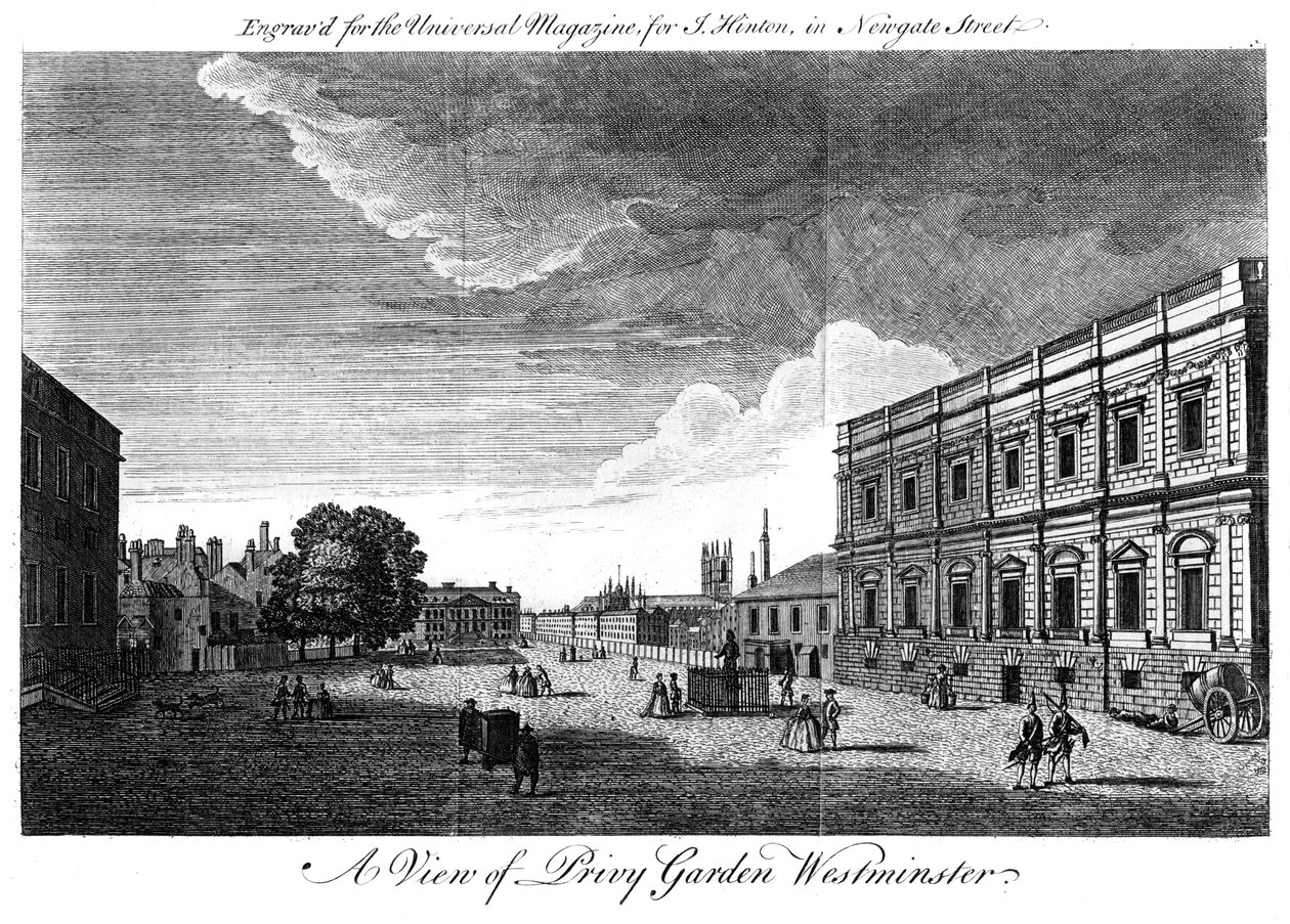 Privy Garden Westminster, London by Unbekannt