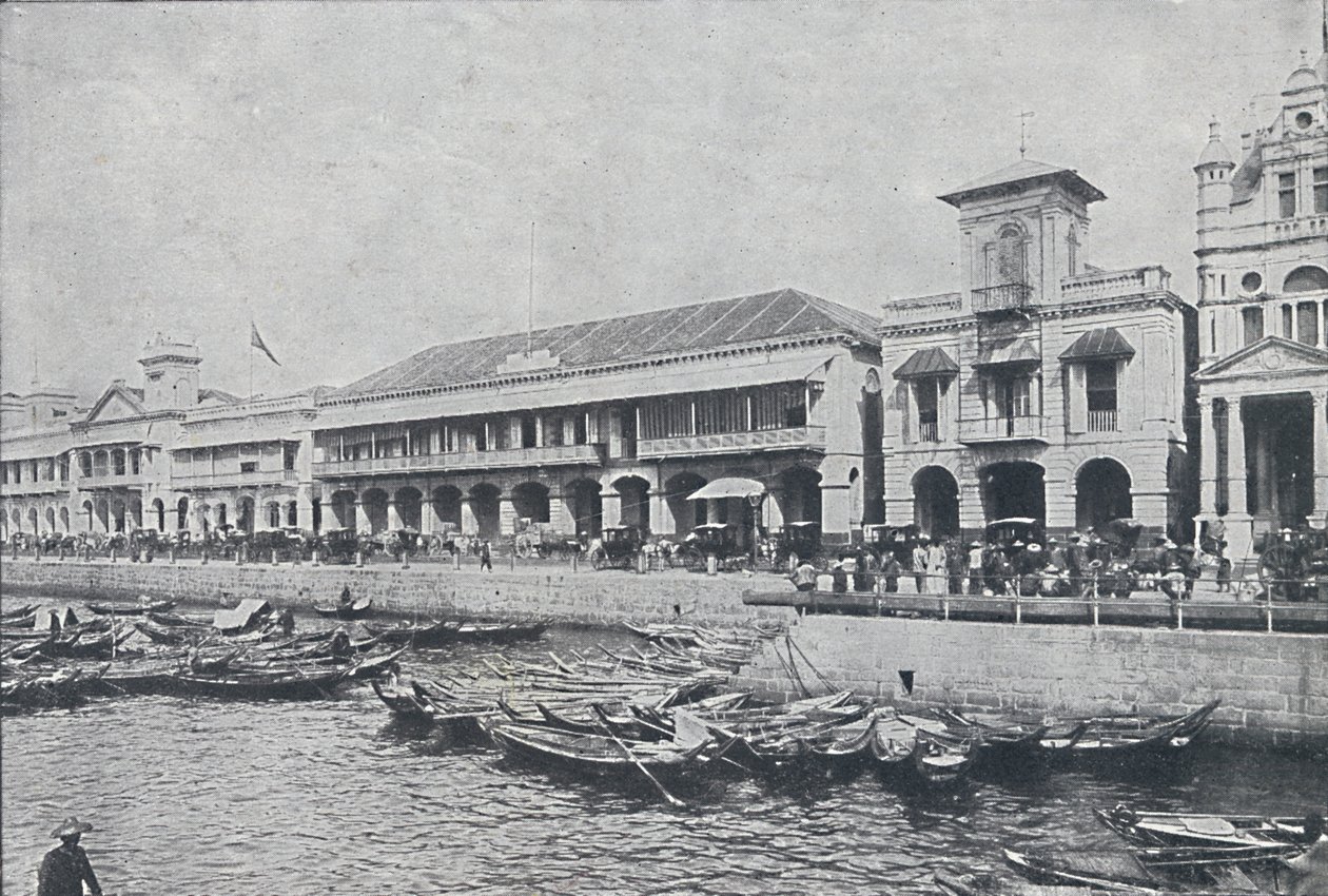 Quay at Singapore by Unbekannt