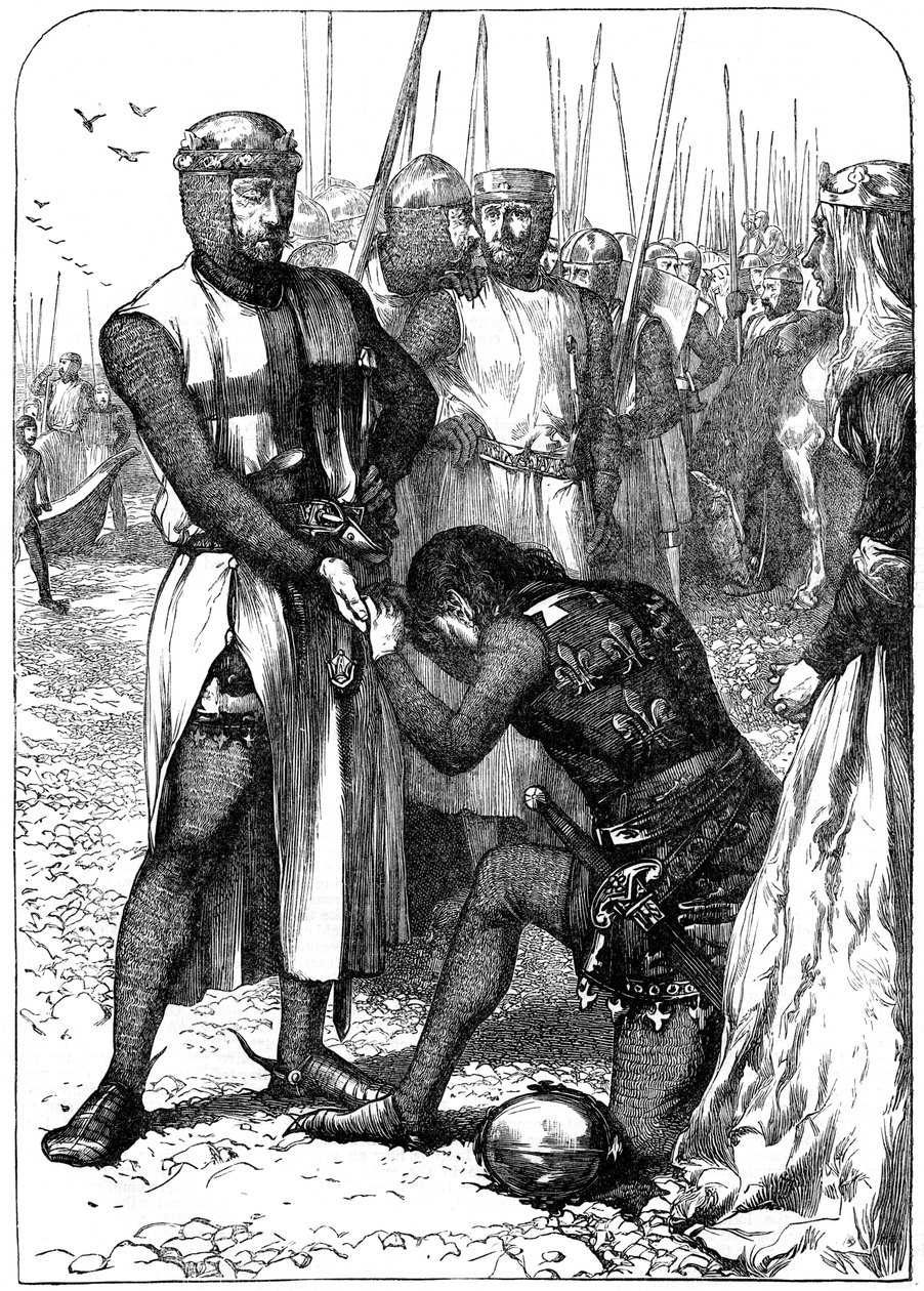 Queen Eleanor Intercedes for John by Unbekannt