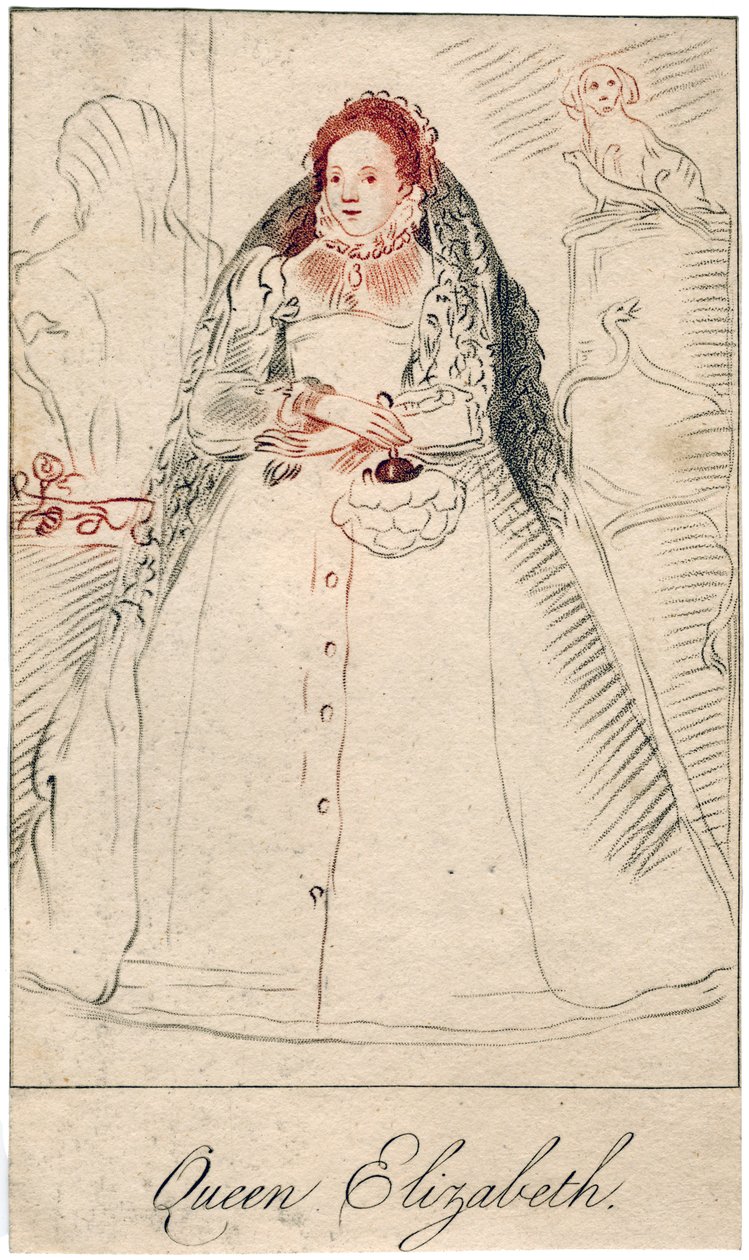 Queen Elizabeth I of England, 1533-1603 by Unbekannt