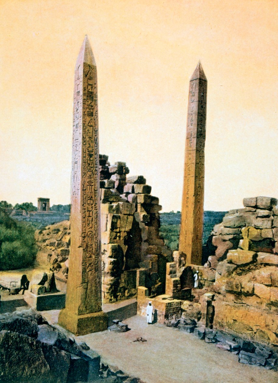 Queen Hatshepsut Obelisk, Temple of Amun, Karnak, Luxor, Egypt by Unbekannt