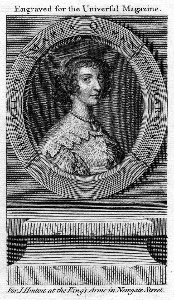 Queen Henrietta Maria, Queen Consort of Charles I by Unbekannt