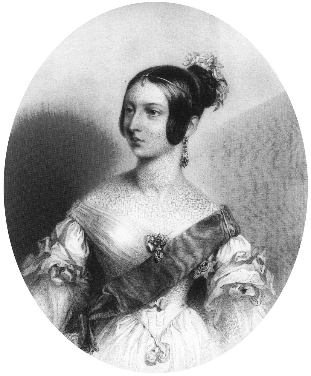 Queen Victoria when young by Unbekannt