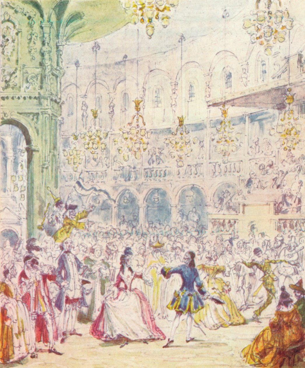 Randulph and Hilda Dancing in the Rotunda at Ranelagh Gardens by Unbekannt