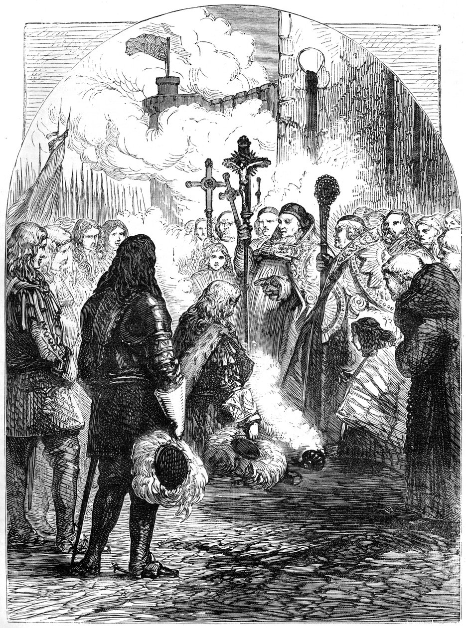 Reception of James II in Dublin, c1689 by Unbekannt
