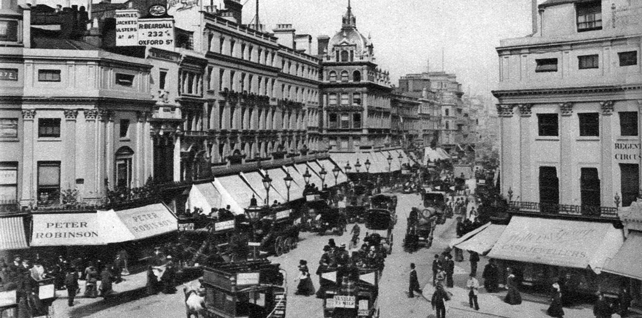 Regent Circus Oxford Circus, London by Unbekannt