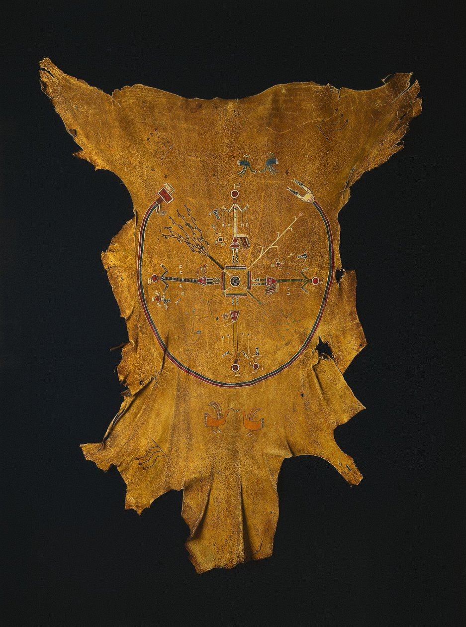Replica of a Drypainting Iikaah after a drypainting by Tsi-tcaci by Unbekannt
