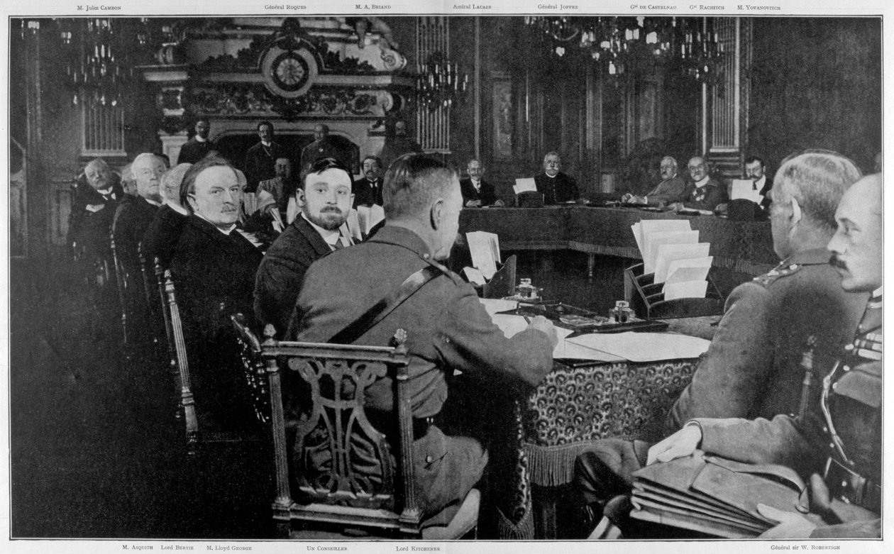 Representatives of the Allied Governments, Paris, World War I, 27-29 March 1916 by Unbekannt