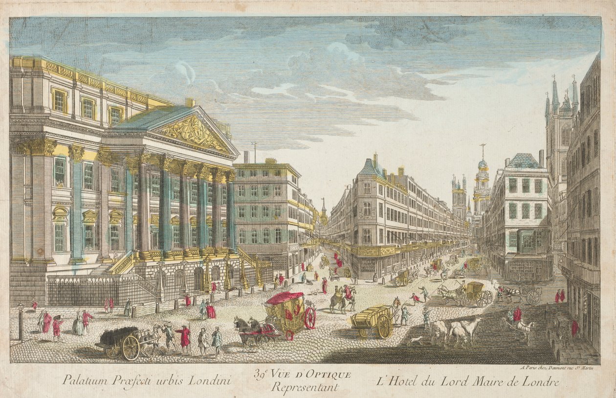 Residence of the Lord Mayor of London by Unbekannt