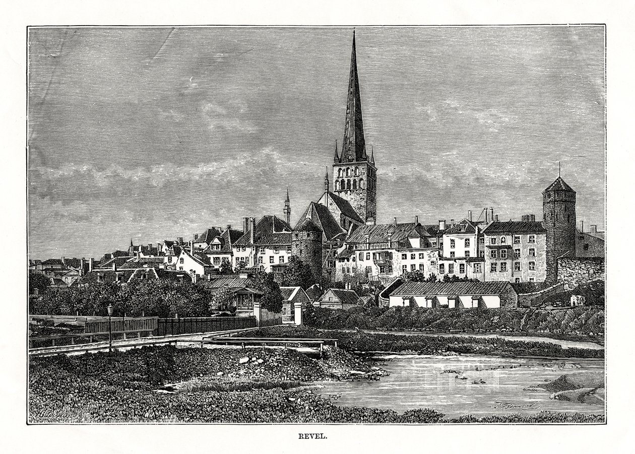 Revel, Estonia, 1879 by Unbekannt