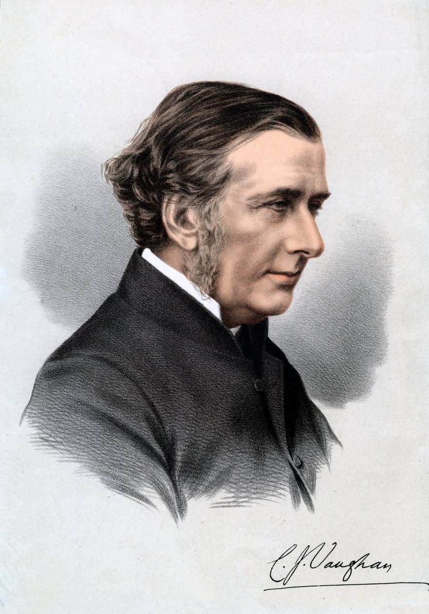 Reverend Charles John Vaughan, Harrow Headmaster and Dean of Llandaff by Unbekannt