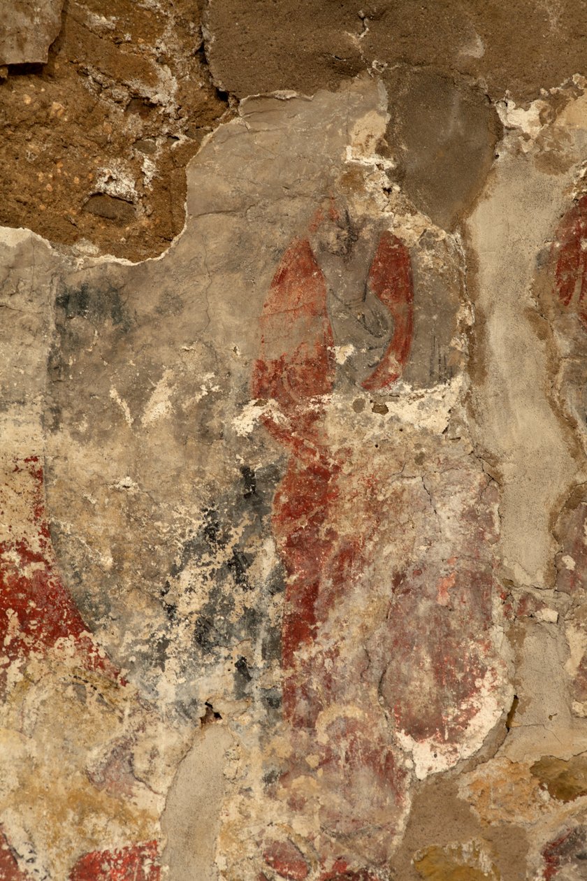 Ribelles. The Church. Interior. The Apse. The Wall Paintings. (Detail) Romanesque. by Unbekannt
