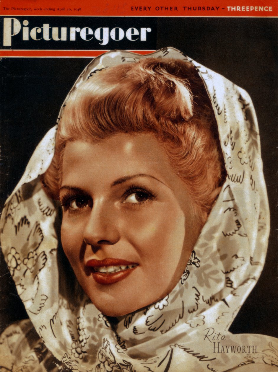Rita Hayworth 1918-1987, American actress by Unbekannt