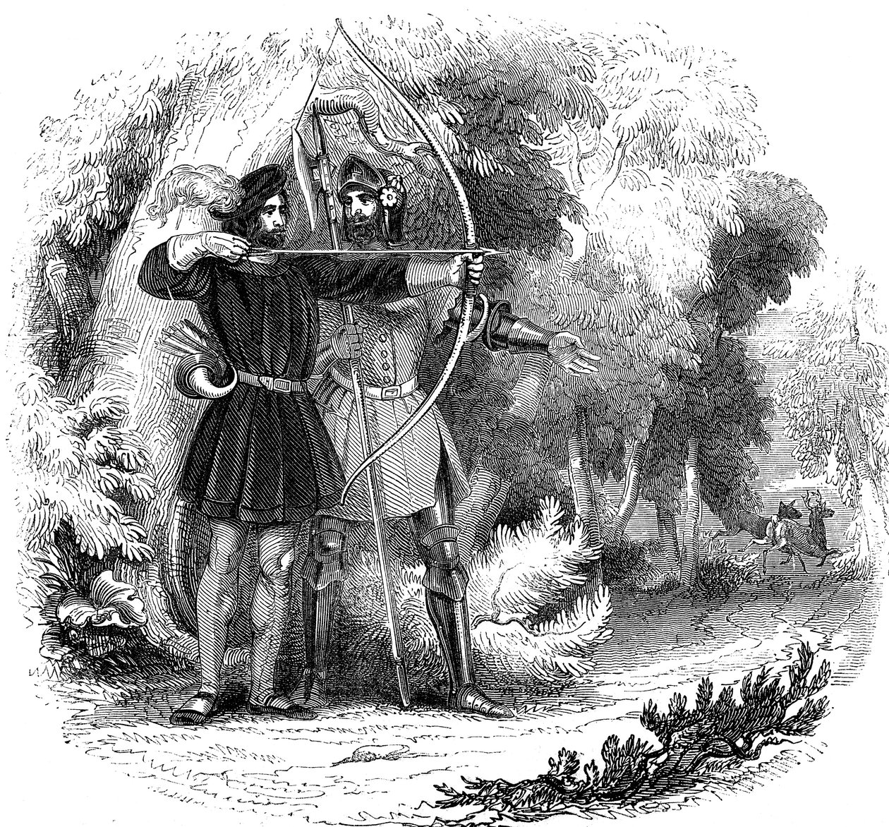 Robin Hood, Legendary English Folk Hero and Outlaw and Champion of the Poor by Unbekannt