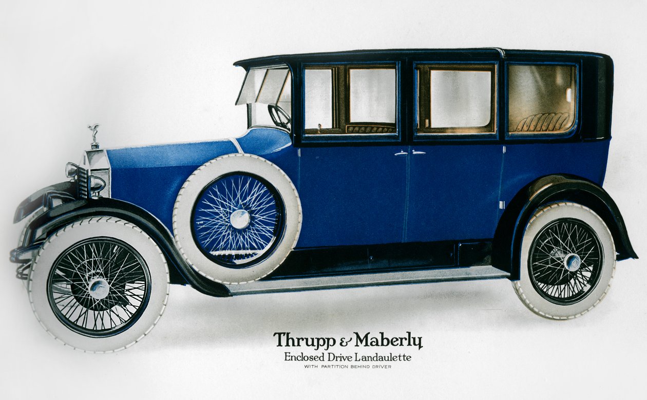 Rolls-Royce Enclosed Drive Landaulette with Partition Behind the Driver, c1910-1929 by Unbekannt