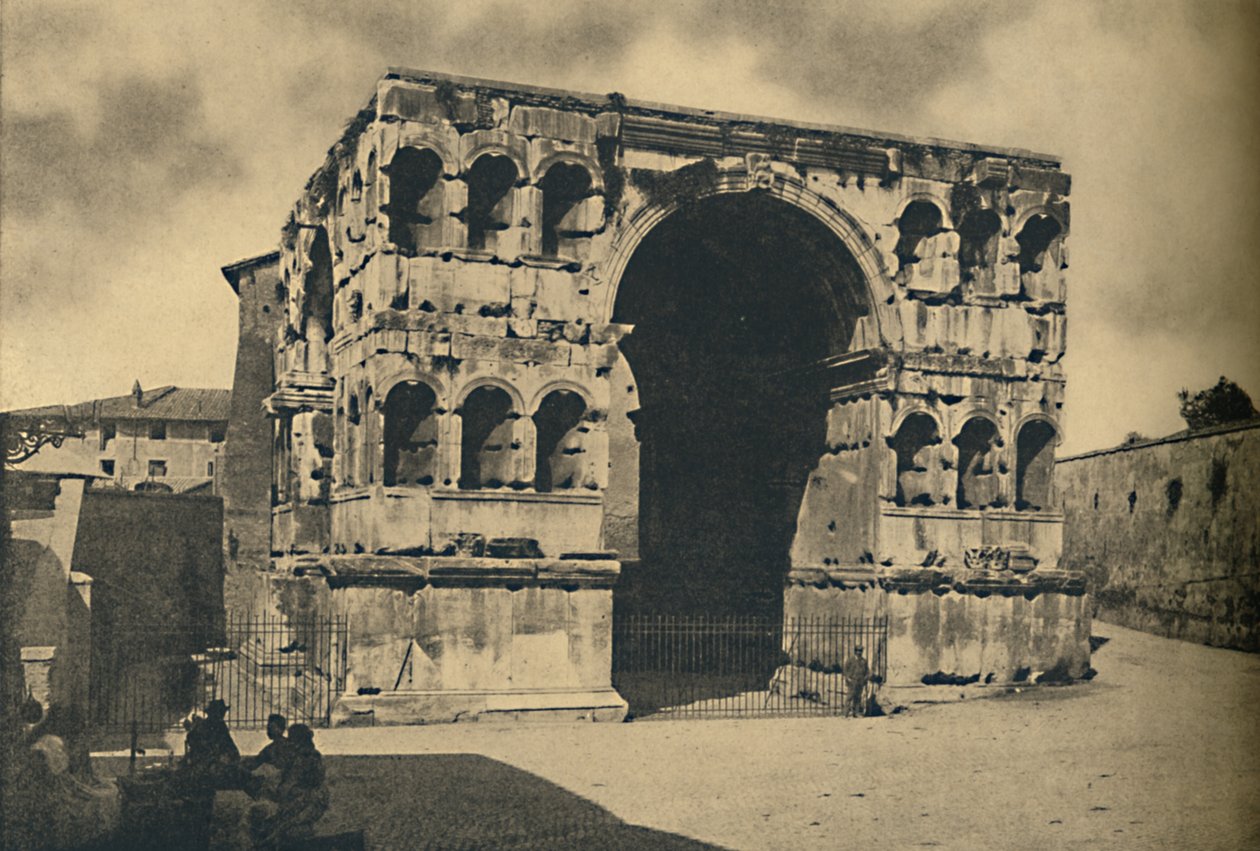 Arch of Janus Quadrifrons in the Forum Boarium, Rome by Unbekannt