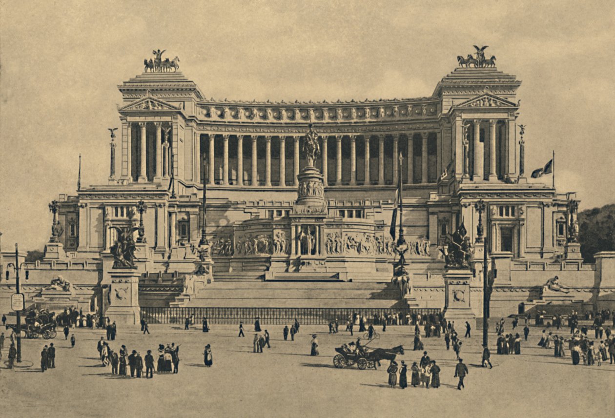 Rome - Piazza di Venezia. Monument to Victor Emmanuel II by Unbekannt