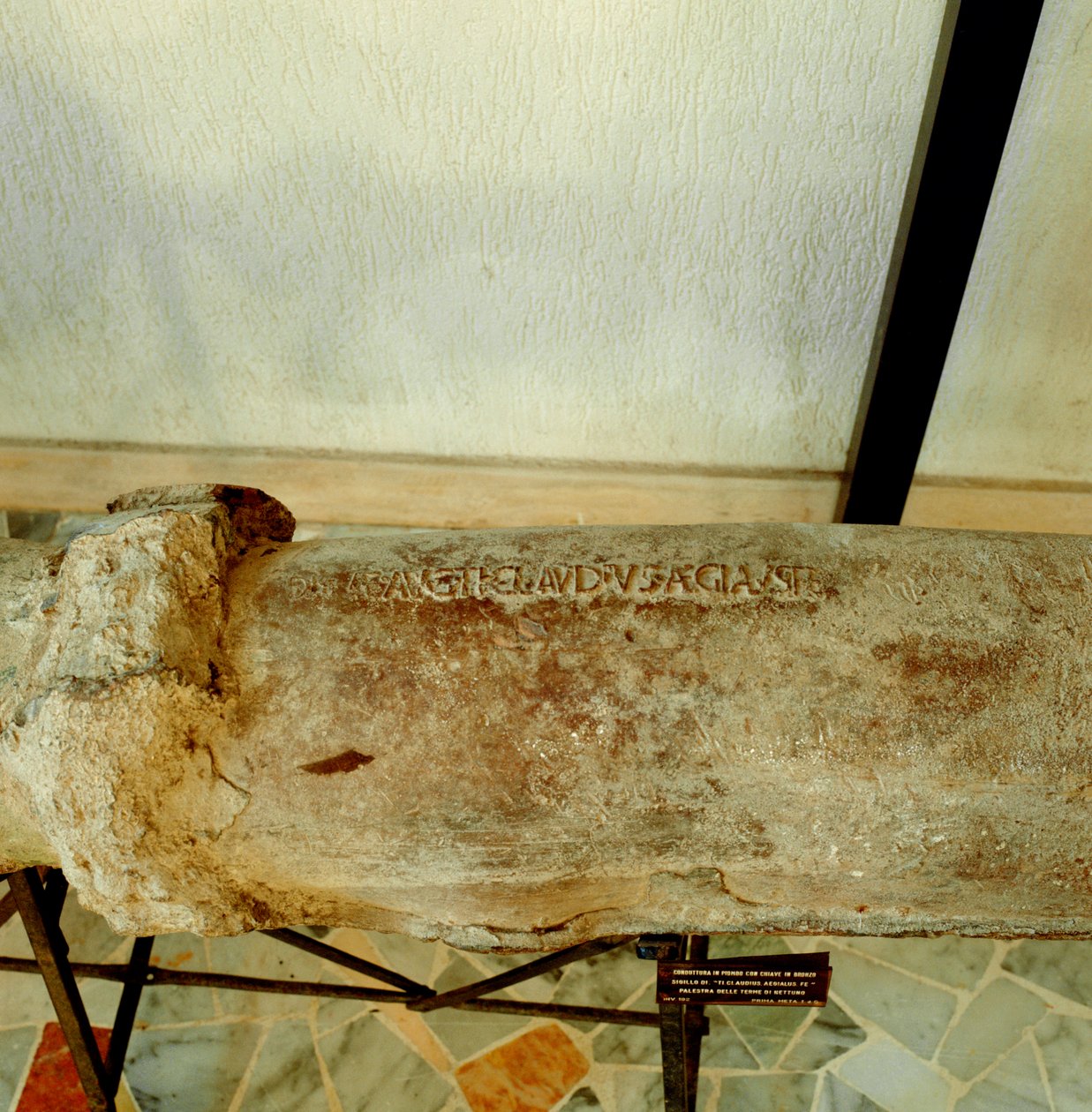 Roman Water Pipe by Unbekannt