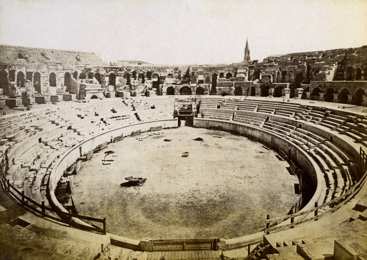 Roman Amphitheatre, Nimes, France by Unbekannt