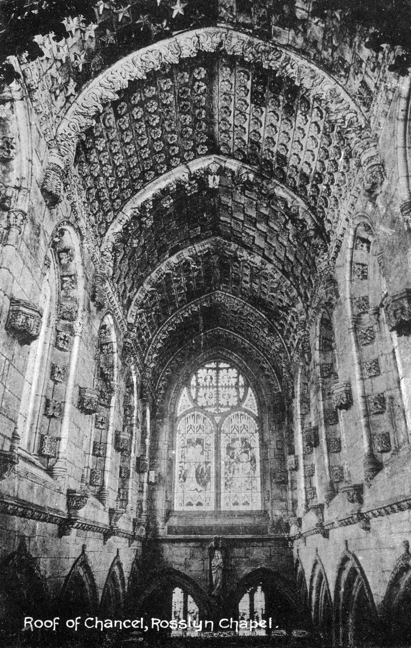 Roof of the Chancel, Rosslyn Chapel, Midlothian, Scotland by Unbekannt