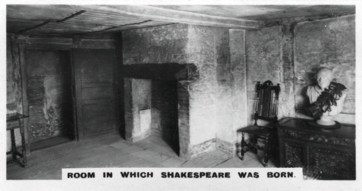 Room in Which Shakespeare Was Born by Unbekannt