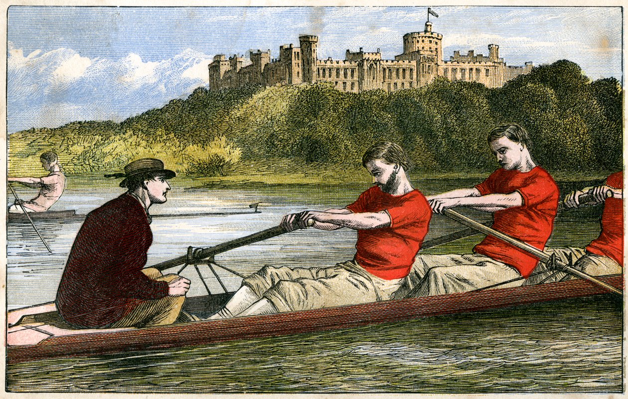 Rowing, 19th century by Unbekannt