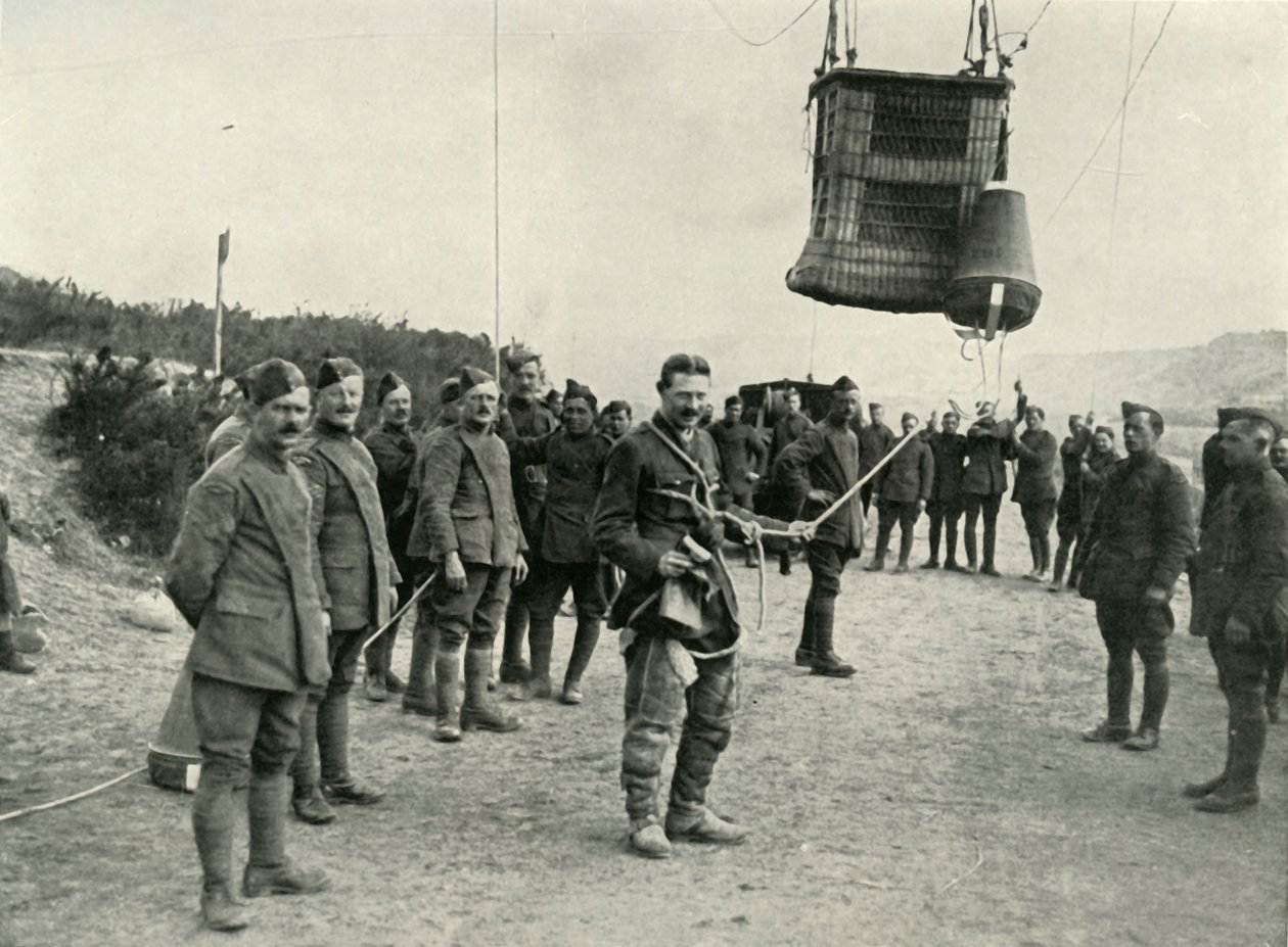 Royal Field Artillery Kite Balloons Were The Eyes of Our Guns in France by Unbekannt