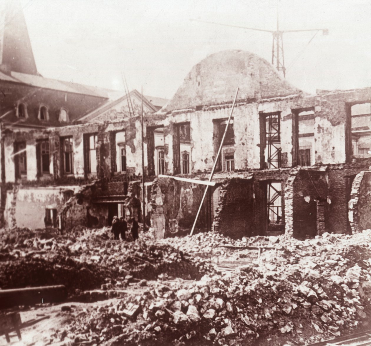 Ruins, Louvain, Belgium by Unbekannt
