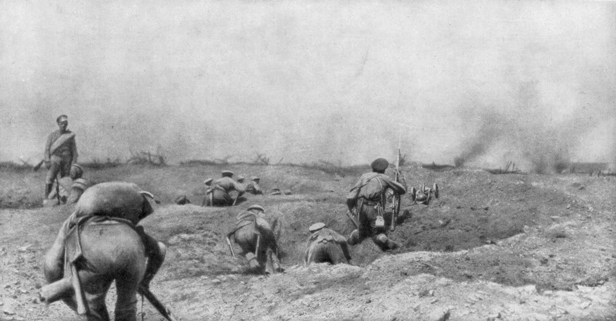 Russian offensive, Dzike Lani, Ternopil, Ukraine, First World War, 1 July 1917 by Unbekannt
