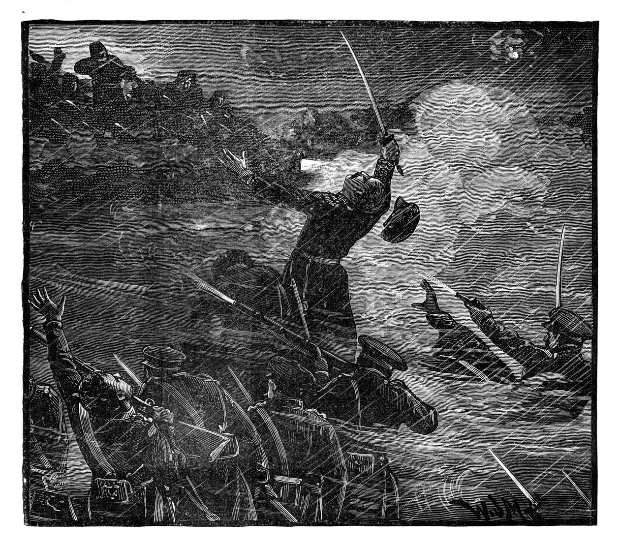 Russian Repulse at Silistria, 1888 by Unbekannt
