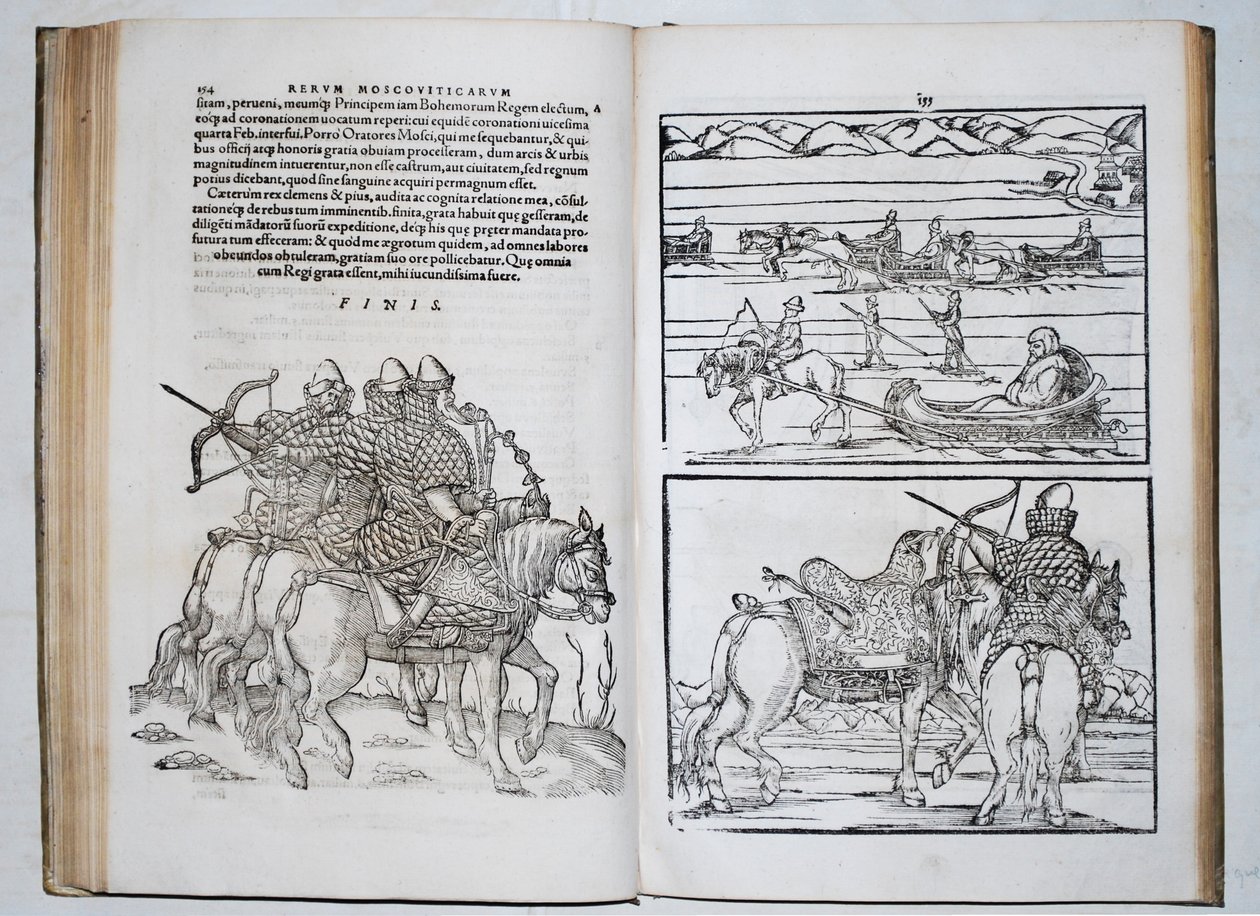 Russian Warriors. Siegmund von Herberstein Travels Through Russia by Unbekannt