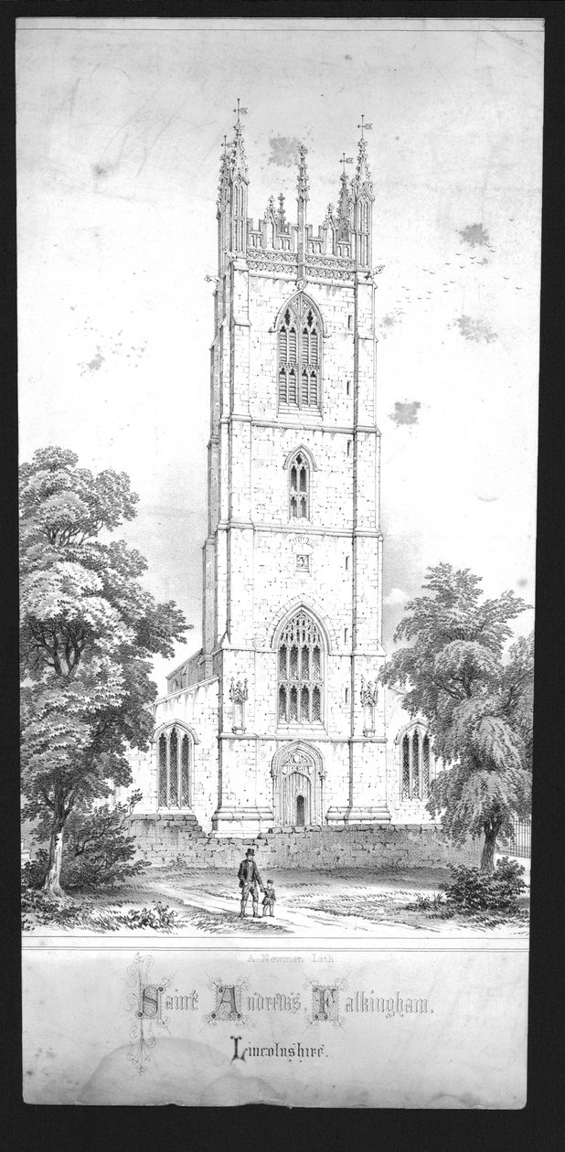 Saint Andrews Church, Falkingham, Lincolnshire by Unbekannt