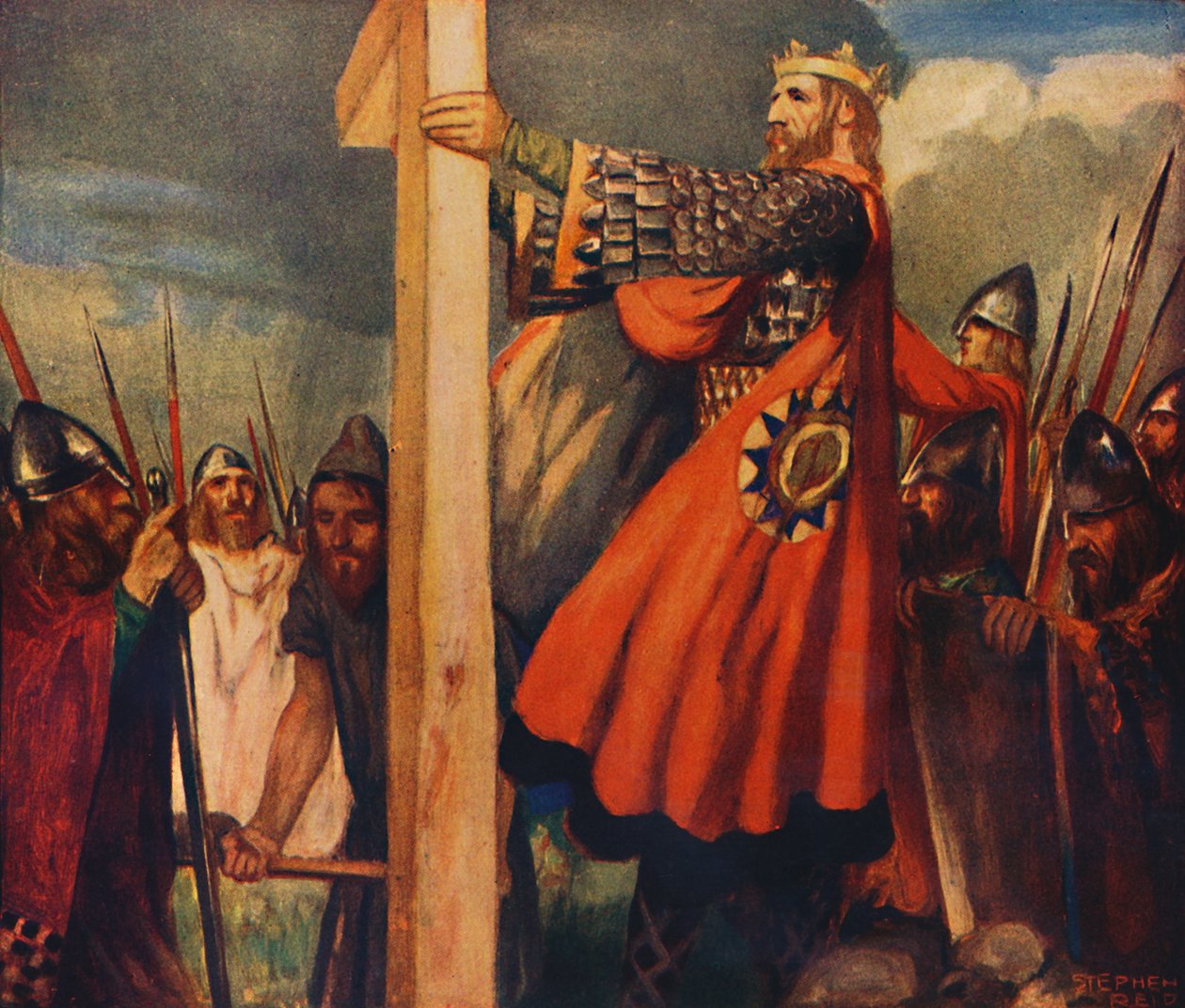 Saint Oswald at Hevenfelth, 1912 by Unbekannt