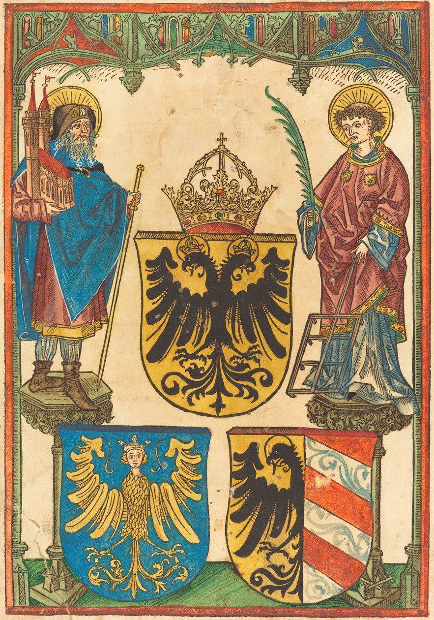 Saint Sebaldus and Saint Lawrence by Unbekannt