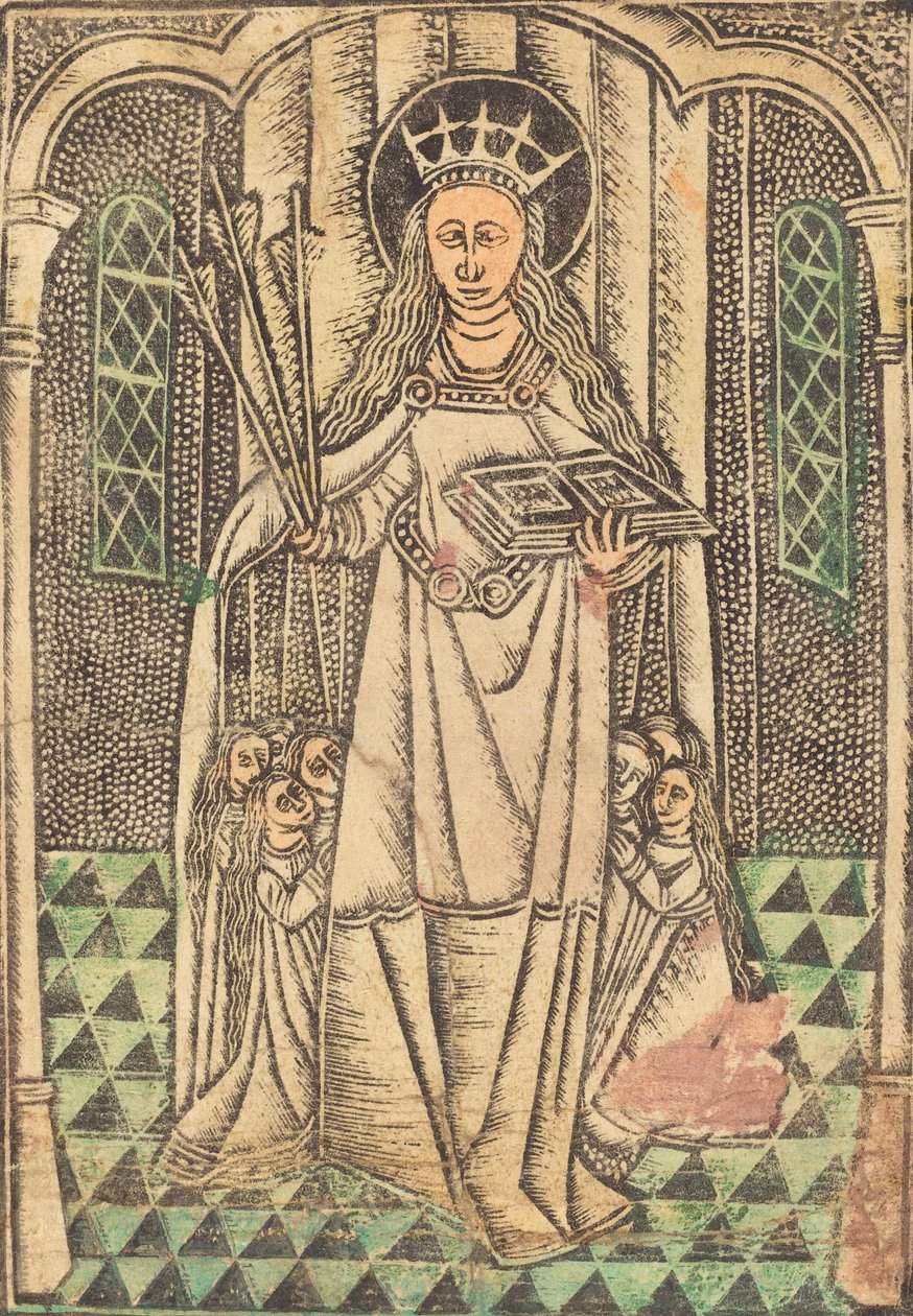 Saint Ursula as Protectress, in or after 1480 by Unbekannt