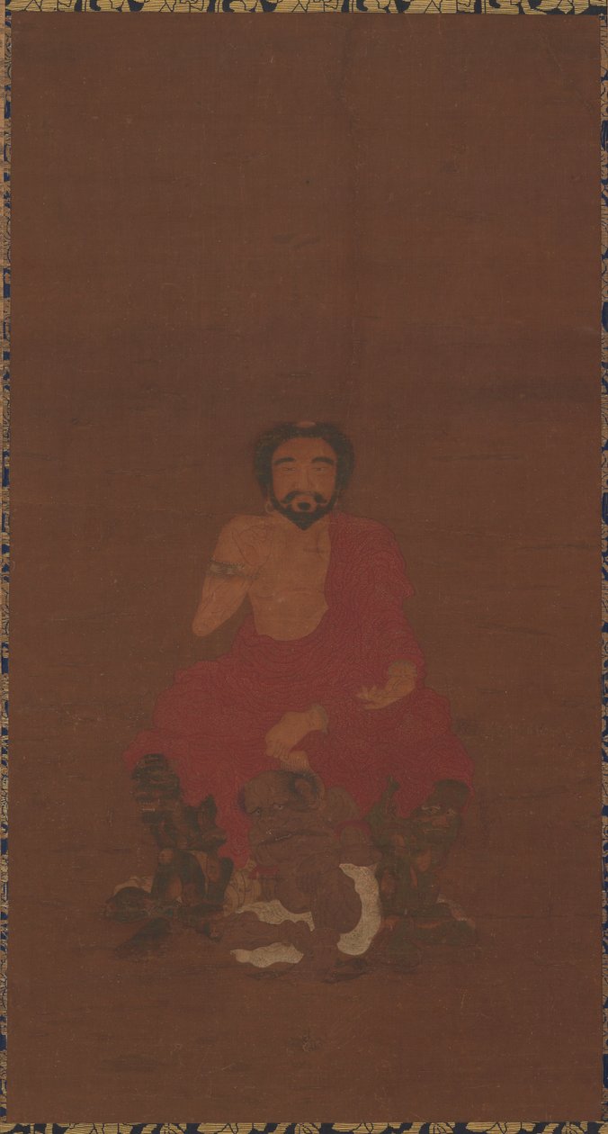 Sakyamuni Seated Upon Three Demon-like Creatures by Unbekannt