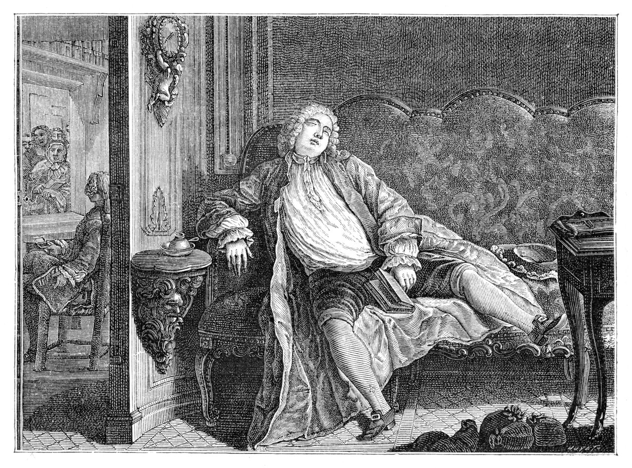 Satirical Composition of Dumesnil by Unbekannt