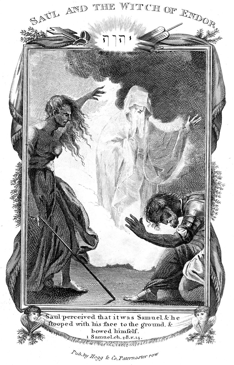 Saul and the Witch of Endor by Unbekannt