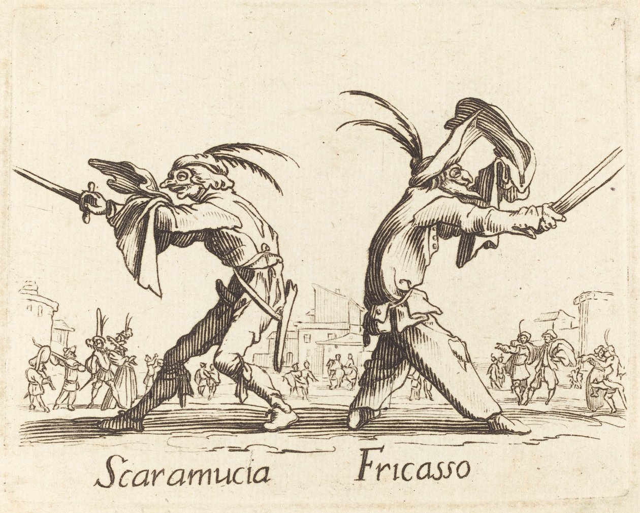 Scaramucia and Fricasso by Unbekannt