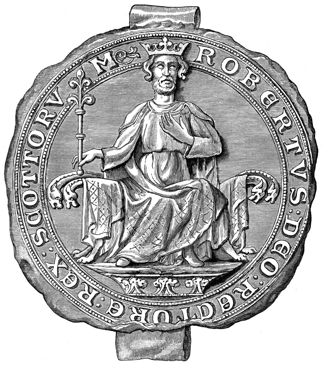 Seal of Robert the Bruce, King of Scotland by Unbekannt