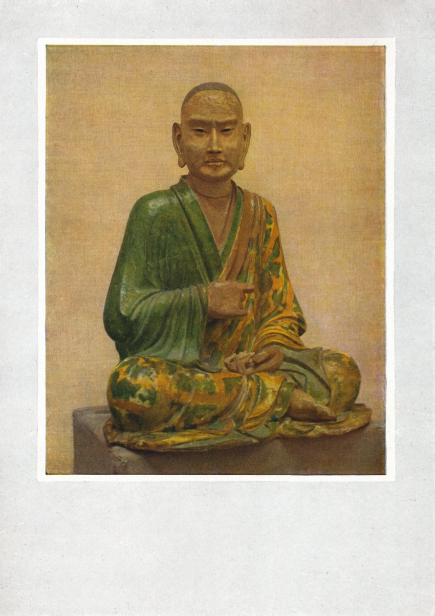 Seated Figure of a Lohan - Tang Dynasty, 7th to 10th Century AD by Unbekannt