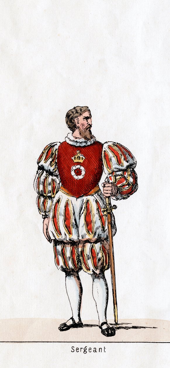 Sergeant, costume design for Shakespeare