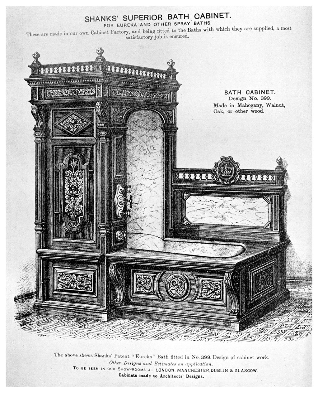 Shanks Superior Bath Cabinet, c1880-1956 by Unbekannt