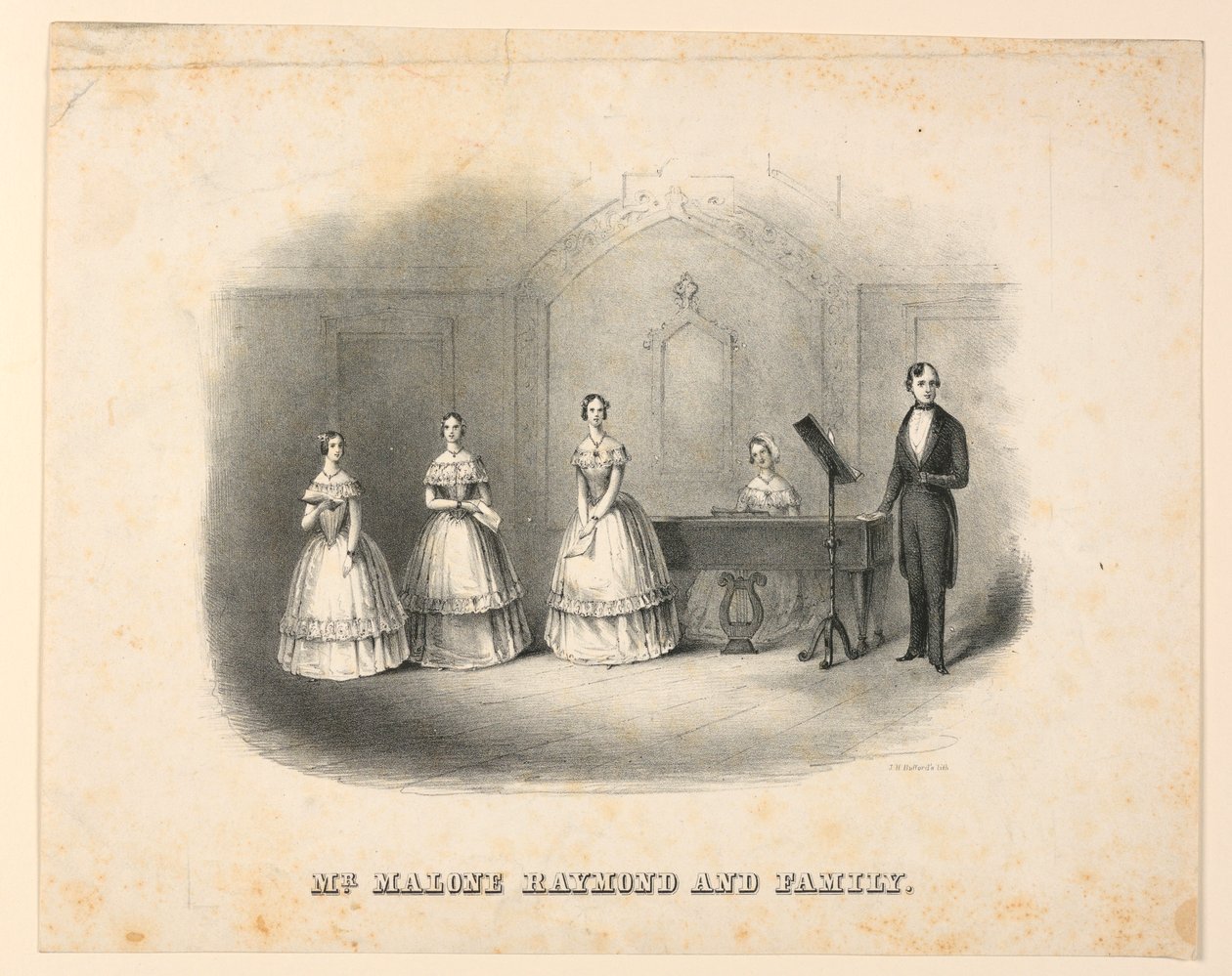Sheet Music, Mr. Mallone Raymond and Family by Unbekannt