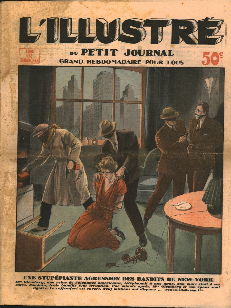 Shocking robbery by bandits in New York by Unbekannt