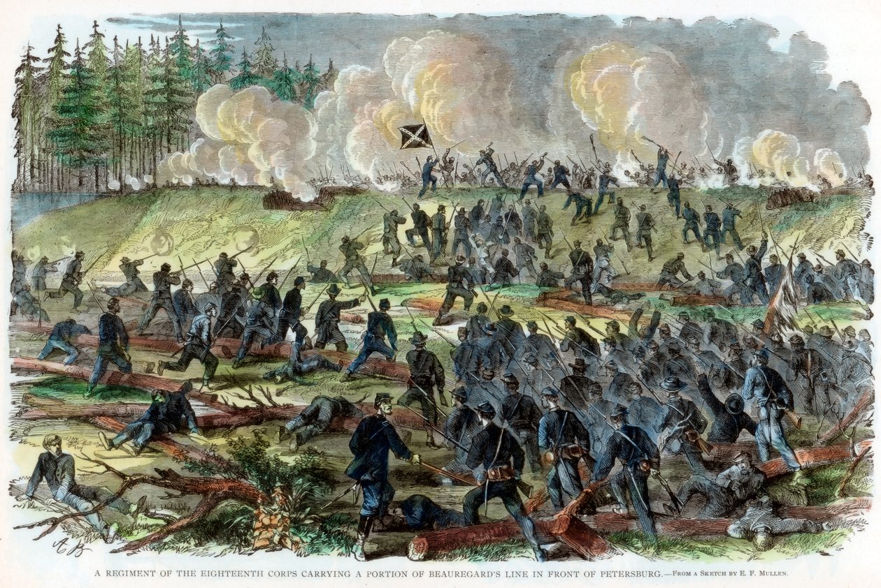 Siege of Petersburg, Virginia, American Civil War by Unbekannt