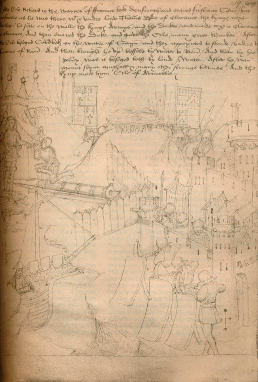 Siege of Rouen by Unbekannt